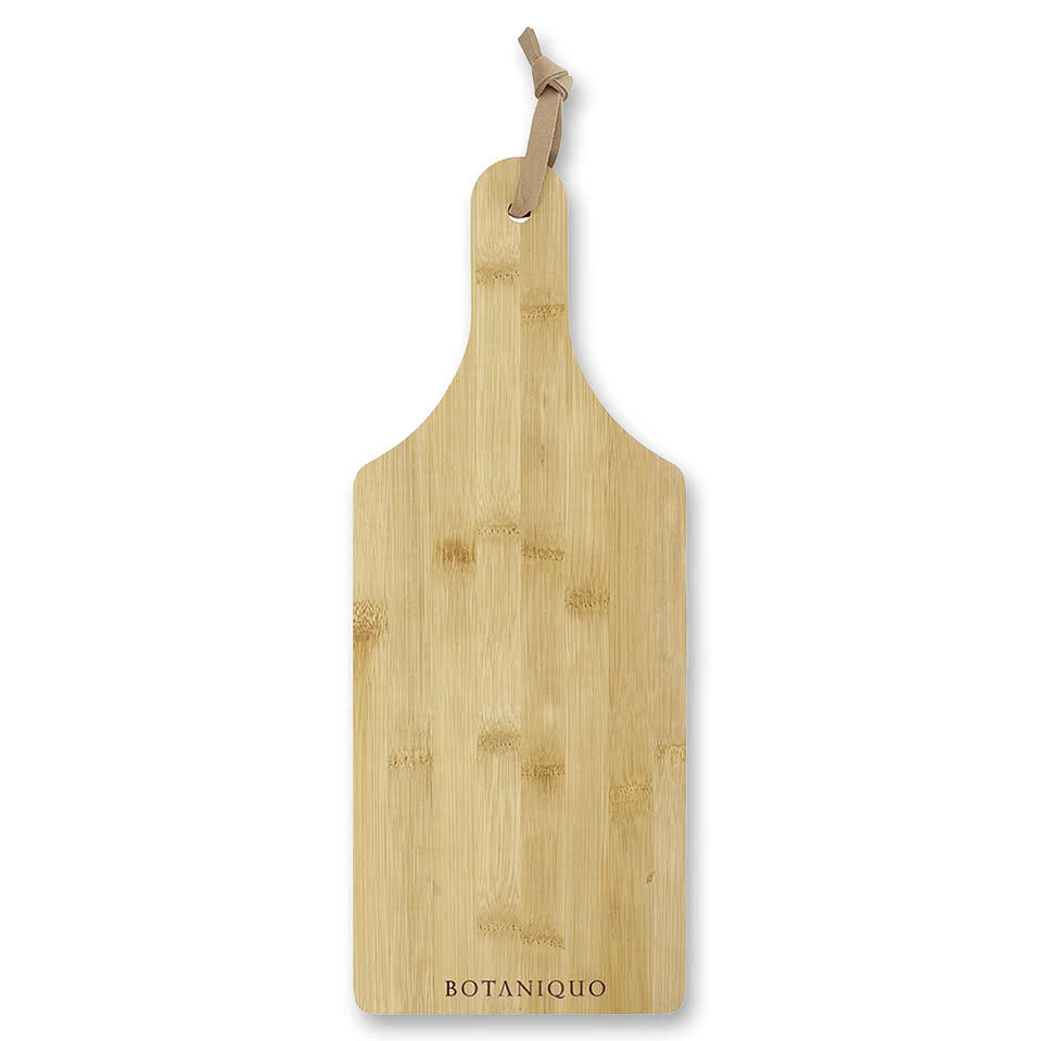 Laser Engraved Bamboo Cutting Board with Handle