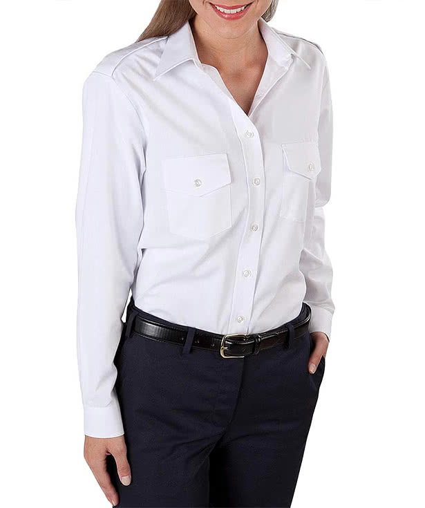 Edwards Women's Navigator Poplin Long Sleeve Work Shirt