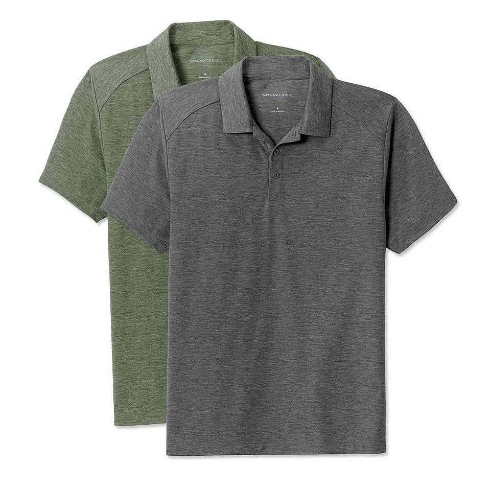 Sport-Tek Tri-Blend Performance Polo - Embroidered