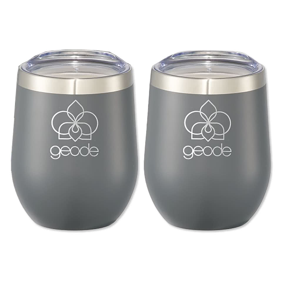 12 oz. Corzo Stainless Steel Tumbler (Set of 2)