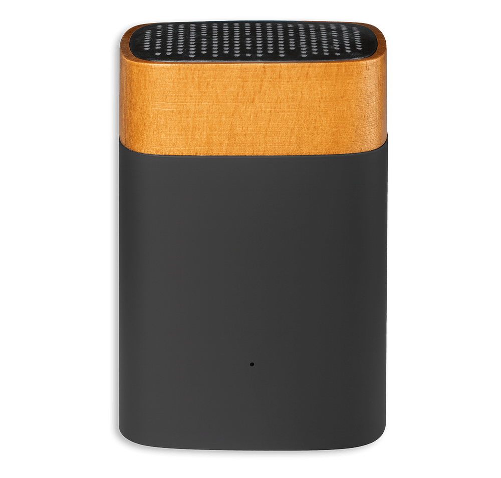 Laser Engraved SCX Innovative Design Maple Wood Clever 5W Speaker-default