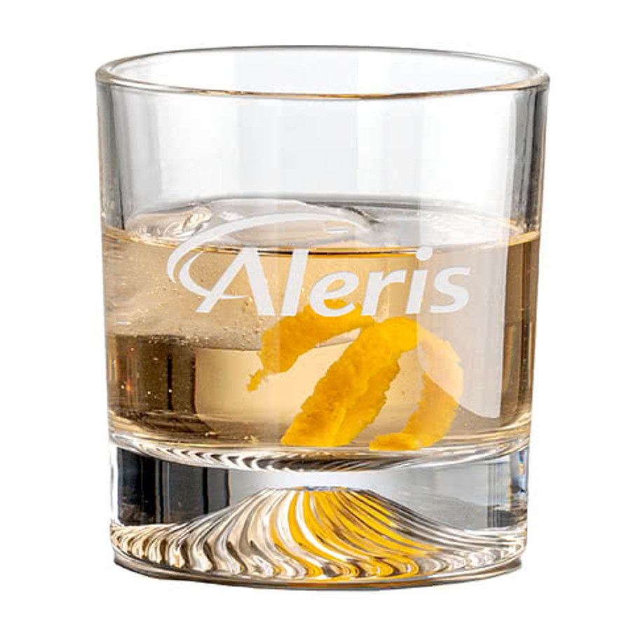 Laser Etched 10 oz. Hadley On-the-Rocks Glass in Clear