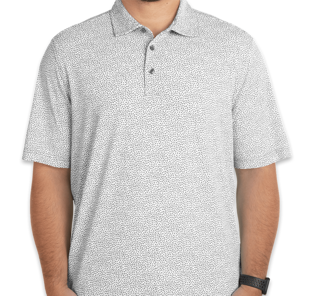 Cutter & Buck Virtue Eco Botanical Print Performance Pique Polo-default