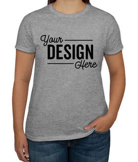 Canada - Gildan Ultra Cotton Women's T-shirt - Color: Sports Grey