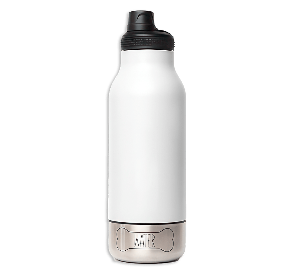 Asobu 34 oz. Buddy 3-in-1 Insulated Water Bottle with Pet Bowl-default