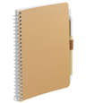 FSC Mix Soft Cover Pocket Spiral Notebook with Pen