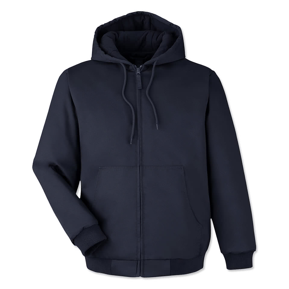 Harriton Tall ClimaBloc® Heavyweight Hooded Insulated Jacket - Embroidered