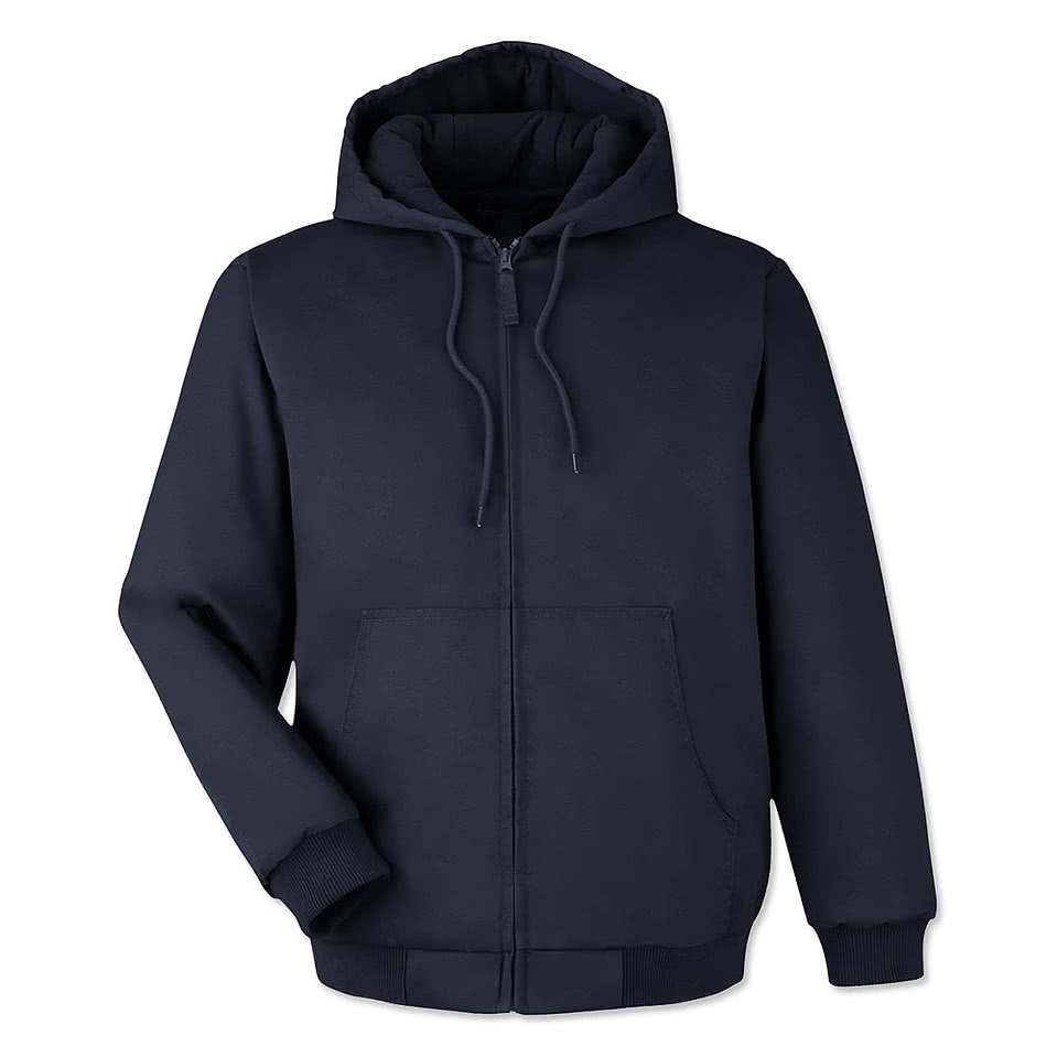 Harriton Tall ClimaBloc® Heavyweight Hooded Insulated Jacket - Printed