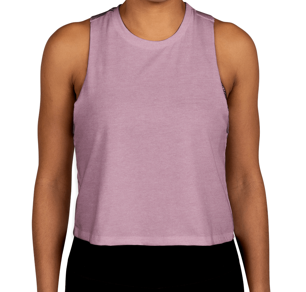 Bella + Canvas Women's Racerback Crop Tank Top-default