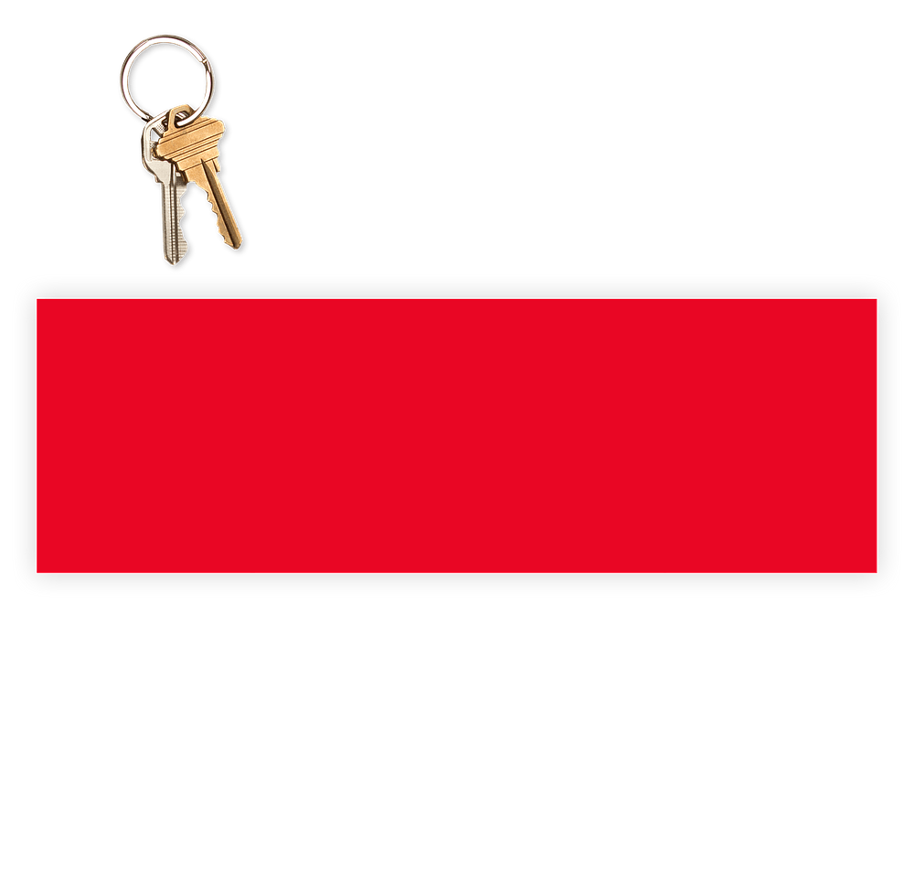 11.5 in. x 3.75 in. Rectangular Bumper Sticker-default