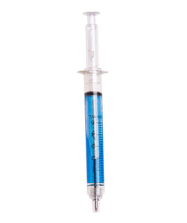 Syringe Ballpoint Pen (black ink)