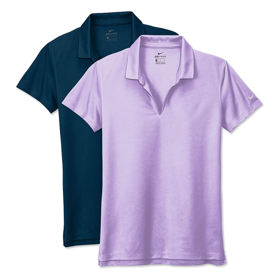 Nike Women's Dri-FIT Micro Pique Performance Polo 2.0 - Printed