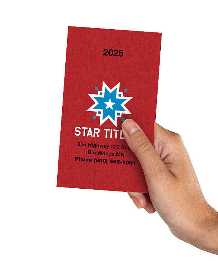 Full Color Promotional Monthly Pocket Planner