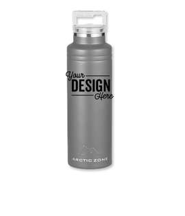 20 oz. Arctic Zone Copper Vacuum Insulated Water Bottle - Color: Gray