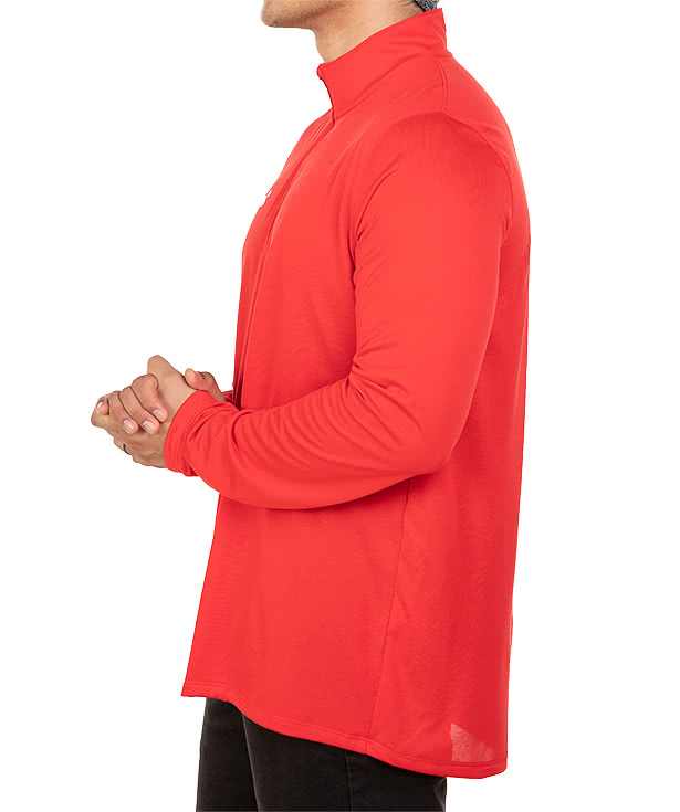 Under Armour Team Tech Recycled Quarter Zip Performance Shirt - Printed