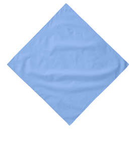 Augusta 100% Cotton Solid Bandana (Corner Design) - Color: Columbia Blue