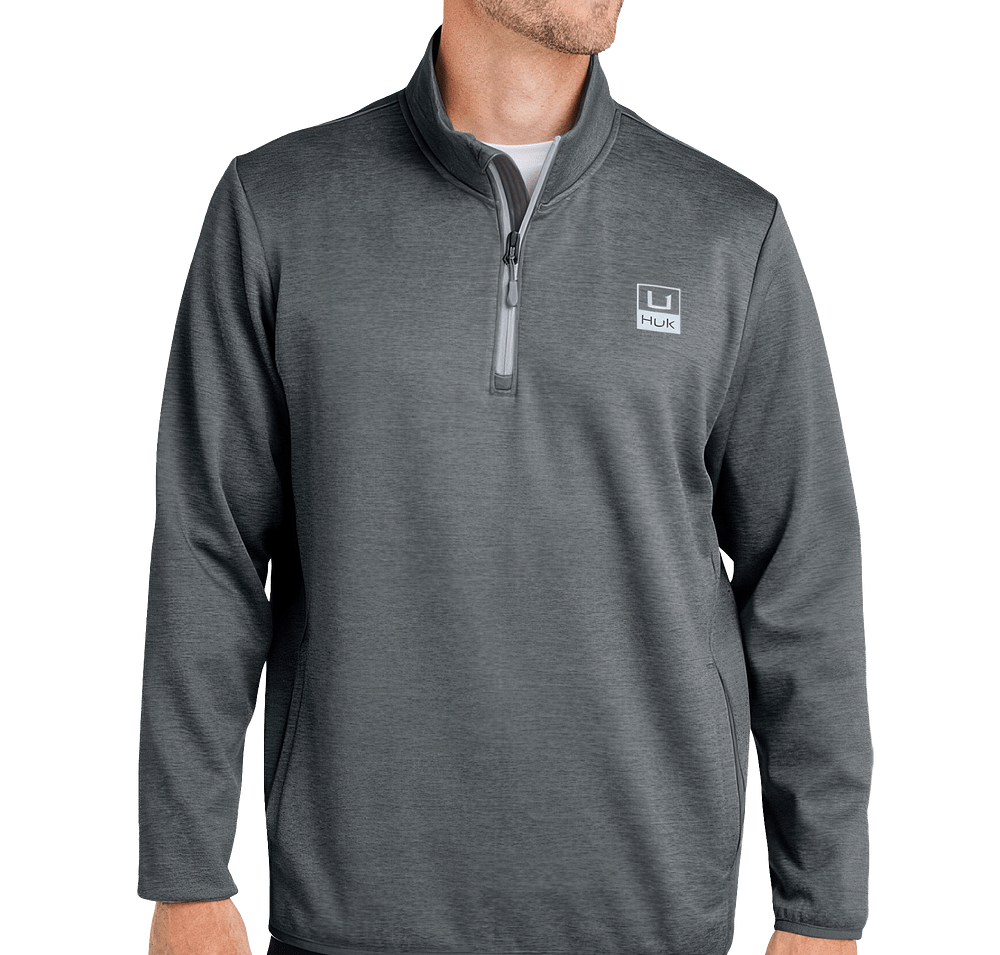HUK Coldfront+ Quarter Zip Pullover-default