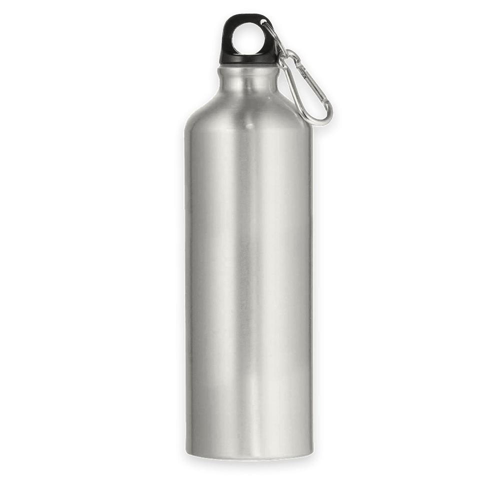 26 oz. Aluminum Water Bottle with Matching Carabiner-default