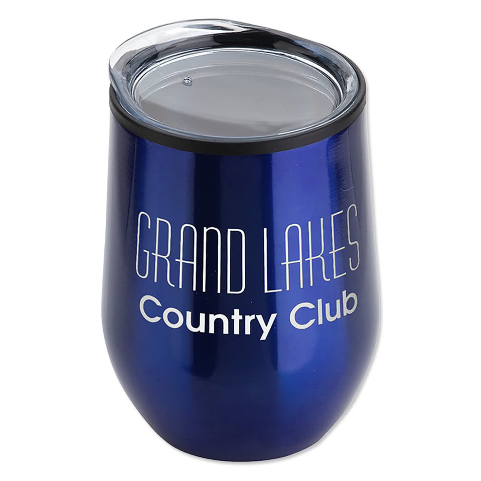 Full Color 12 oz. Onyx Stainless Steel Insulated Tumbler