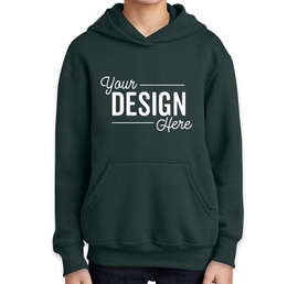 Port & Company Youth Core Pullover Hoodie - Color: Dark Green