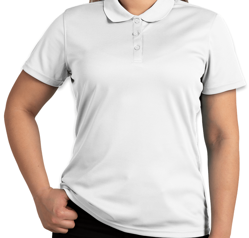 Clique by Cutter & Buck Women's Spin Eco Performance Pique Polo - Printed-default