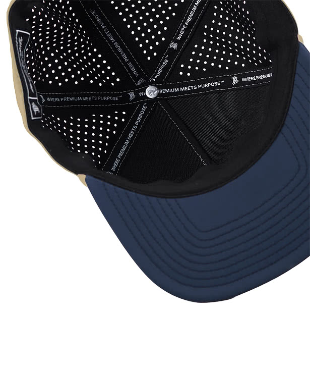Branded Bills Bare Rope Flat UPF 50+ Performance Baseball Hat