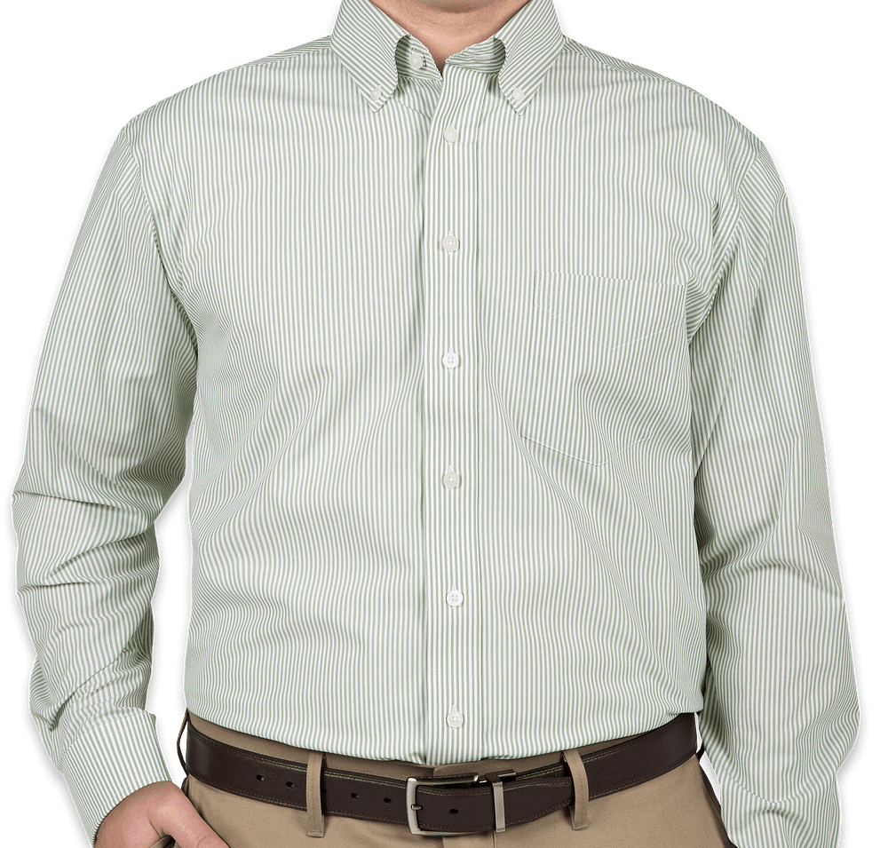 Devon & Jones Banker Stripe Dress Shirt - Printed-default