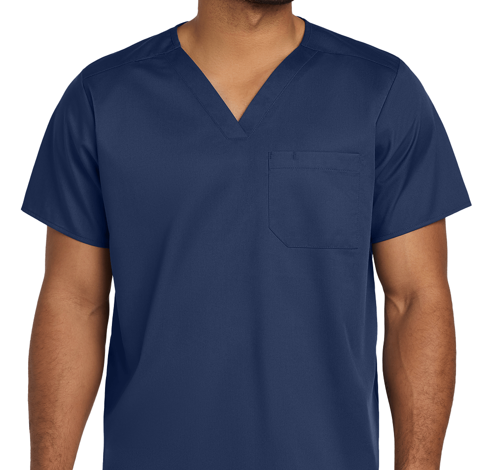 Wink WorkFlex Chest Pocket V-Neck Scrub Top-default