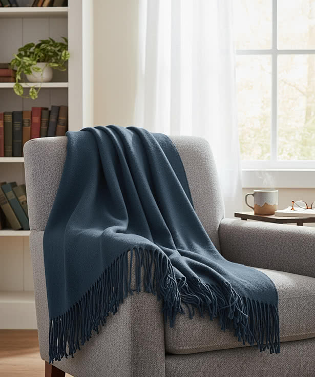 Tristan Tassel Recycled Blanket