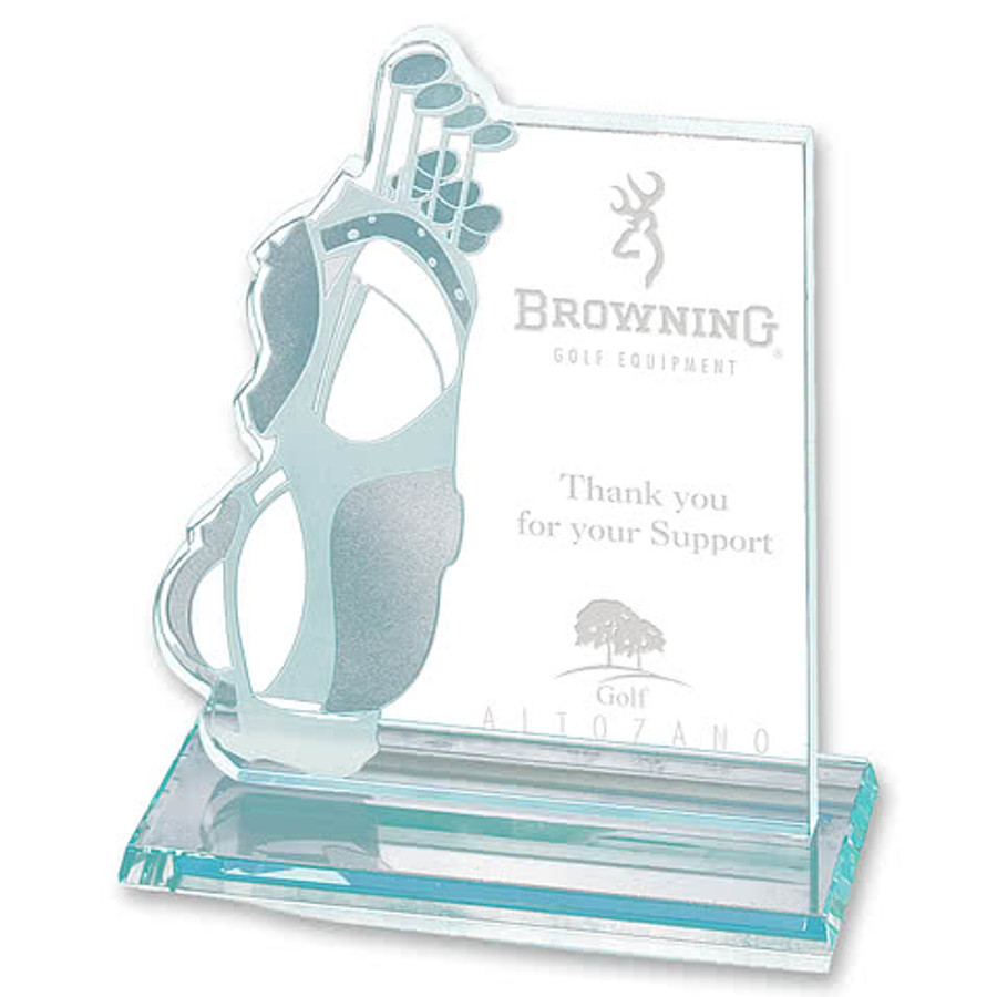 Golf Bag Award in Clear