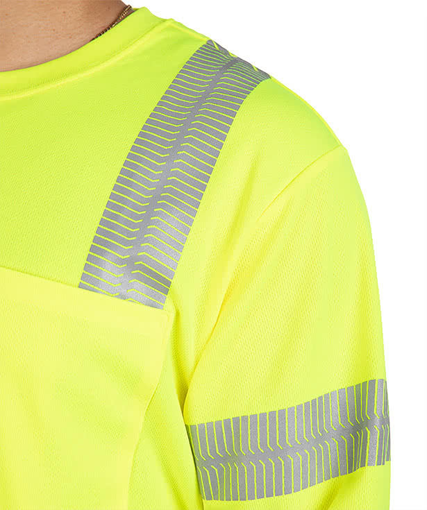 Red Kap Class 3 Hi-Vis Long Sleeve Safety Pocket T-shirt