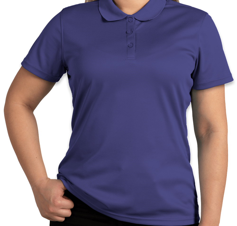 Clique by Cutter & Buck Women's Spin Eco Performance Pique Polo - Embroidered-default