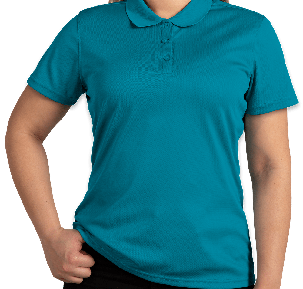 Clique by Cutter & Buck Women's Spin Eco Performance Pique Polo - Embroidered-default