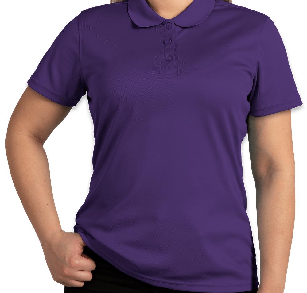 Clique by Cutter & Buck Women's Spin Eco Performance Pique Polo - Embroidered-default