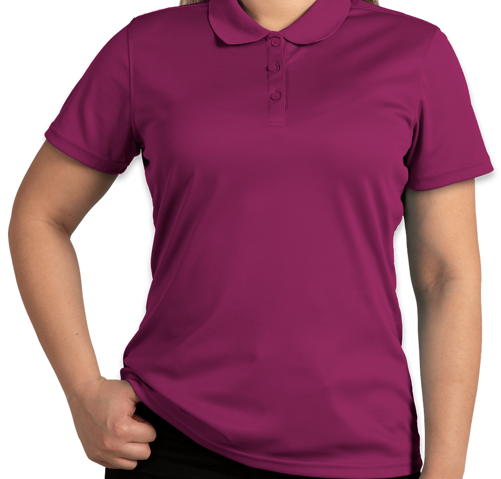 Clique by Cutter & Buck Women's Spin Eco Performance Pique Polo - Embroidered-default