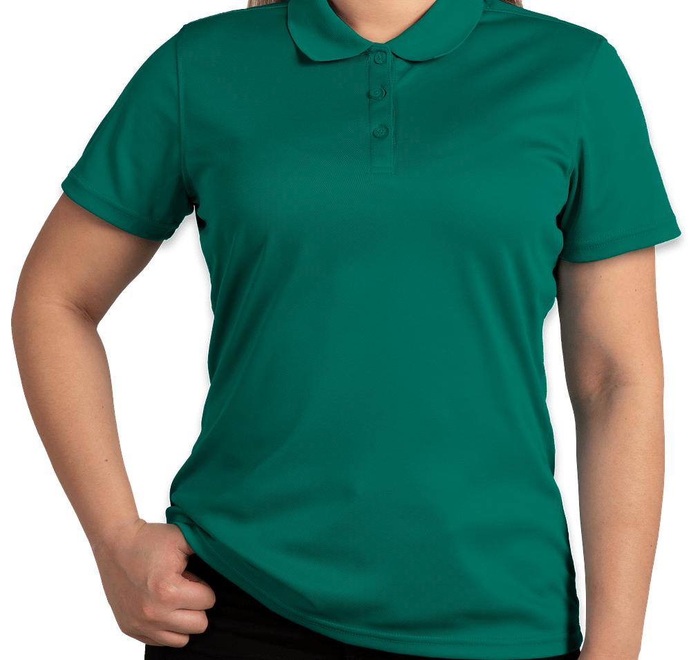 Clique by Cutter & Buck Women's Spin Eco Performance Pique Polo - Embroidered-default