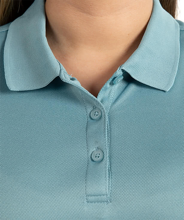 Clique by Cutter & Buck Women's Spin Eco Performance Pique Polo - Printed