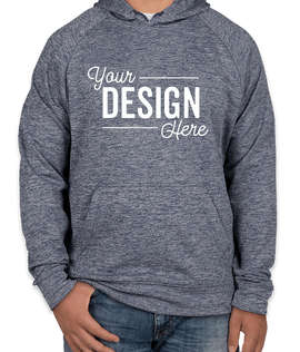 Sport-Tek Electric Heather Performance Pullover Hoodie - Color: True Navy Electric
