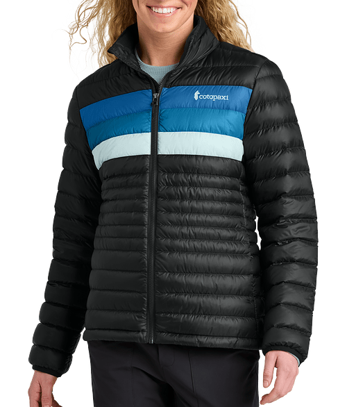 Cotopaxi Women's Fuego Recycled Insulated Jacket in Black/Atlantic