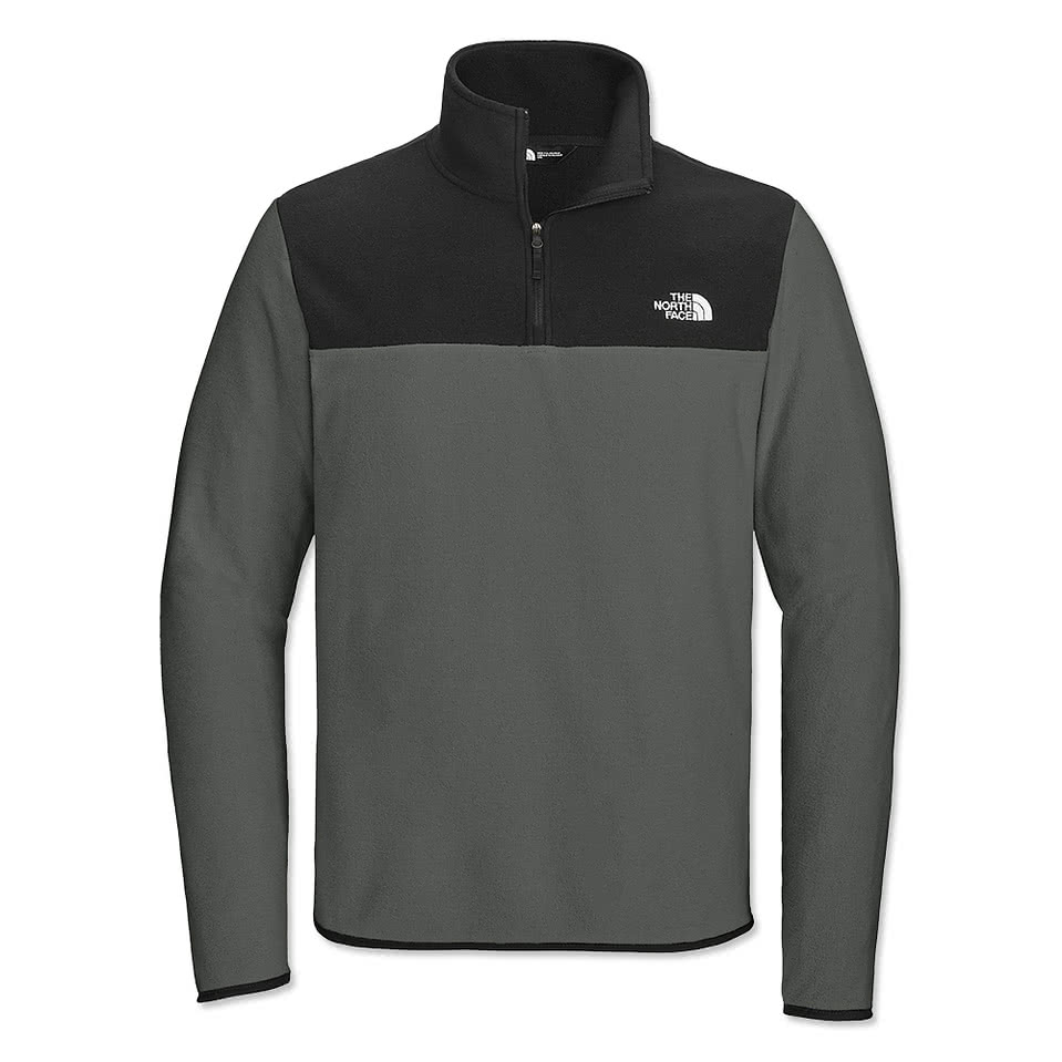 The North Face Glacier Recycled Quarter Zip Fleece Pullover - Embroidered