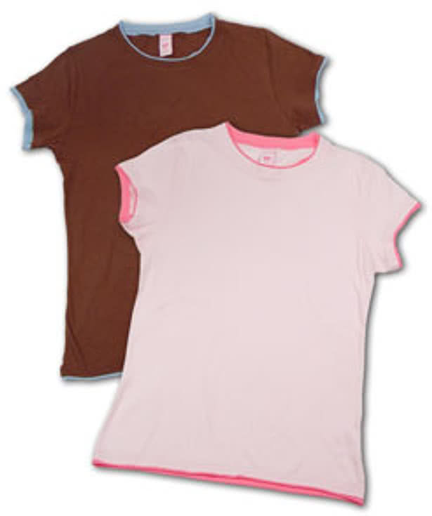 HYP Girly Faux Double Layer T