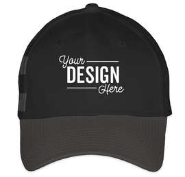 New Era Stretch Fit Striped Cotton Hat - Color: Black / Graphite