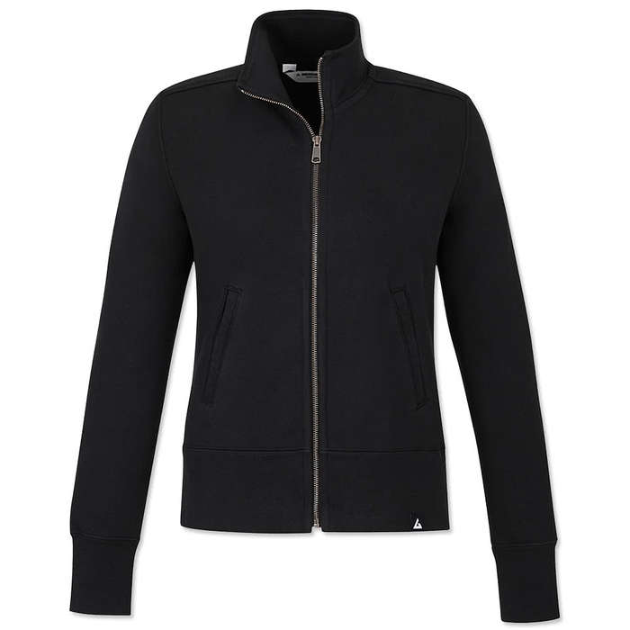 American Giant Women's USA-Made Cadet Collar Full Zip Sweatshirt