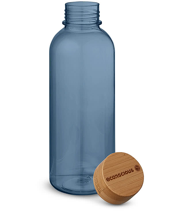 22 oz. econscious Recycled Water Bottle with Bamboo Lid