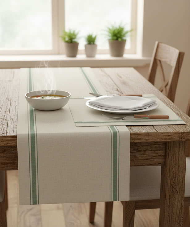 Cotton Stripe Tea Towel
