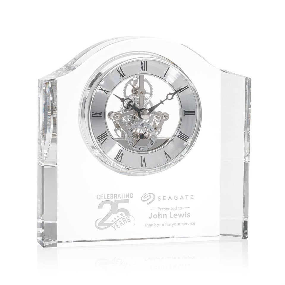 Laser Etched Burchfield Clock