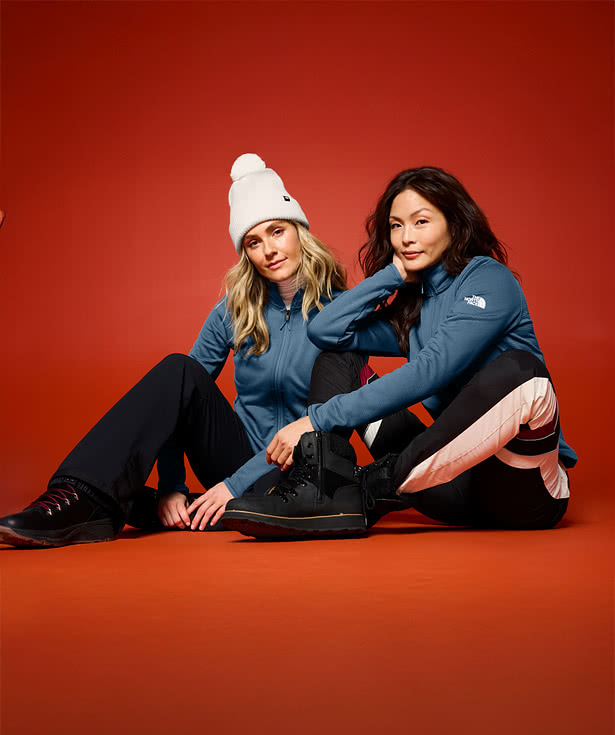 The North Face Women's Aim Full Zip Fleece Jacket - Embroidered