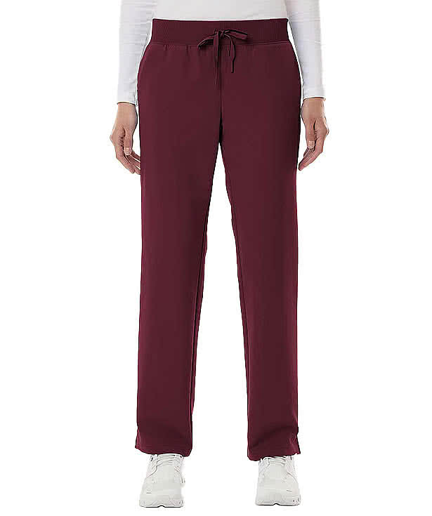 Jaanuu Women's Petite Xenos Essential Knit-Waist Scrub Pant - Printed
