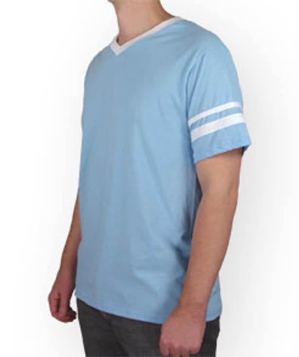Custom Augusta Double Sleeve Stripe Jersey T-shirt - Design Short 