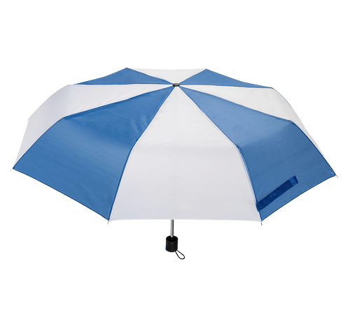 Compact Umbrella in Blue White